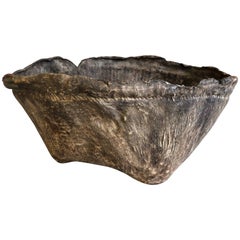 Rustic Leather Bowl