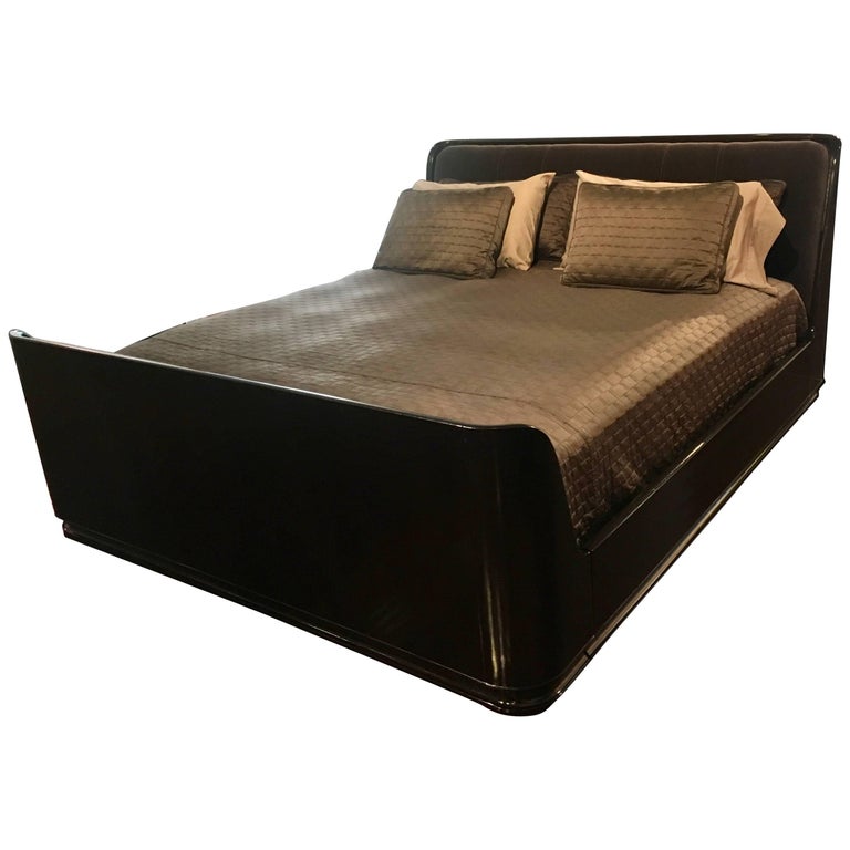 Ralph Lauren KingSize Mahogany "Westminster" Bed from Safari Collection at 1stdibs