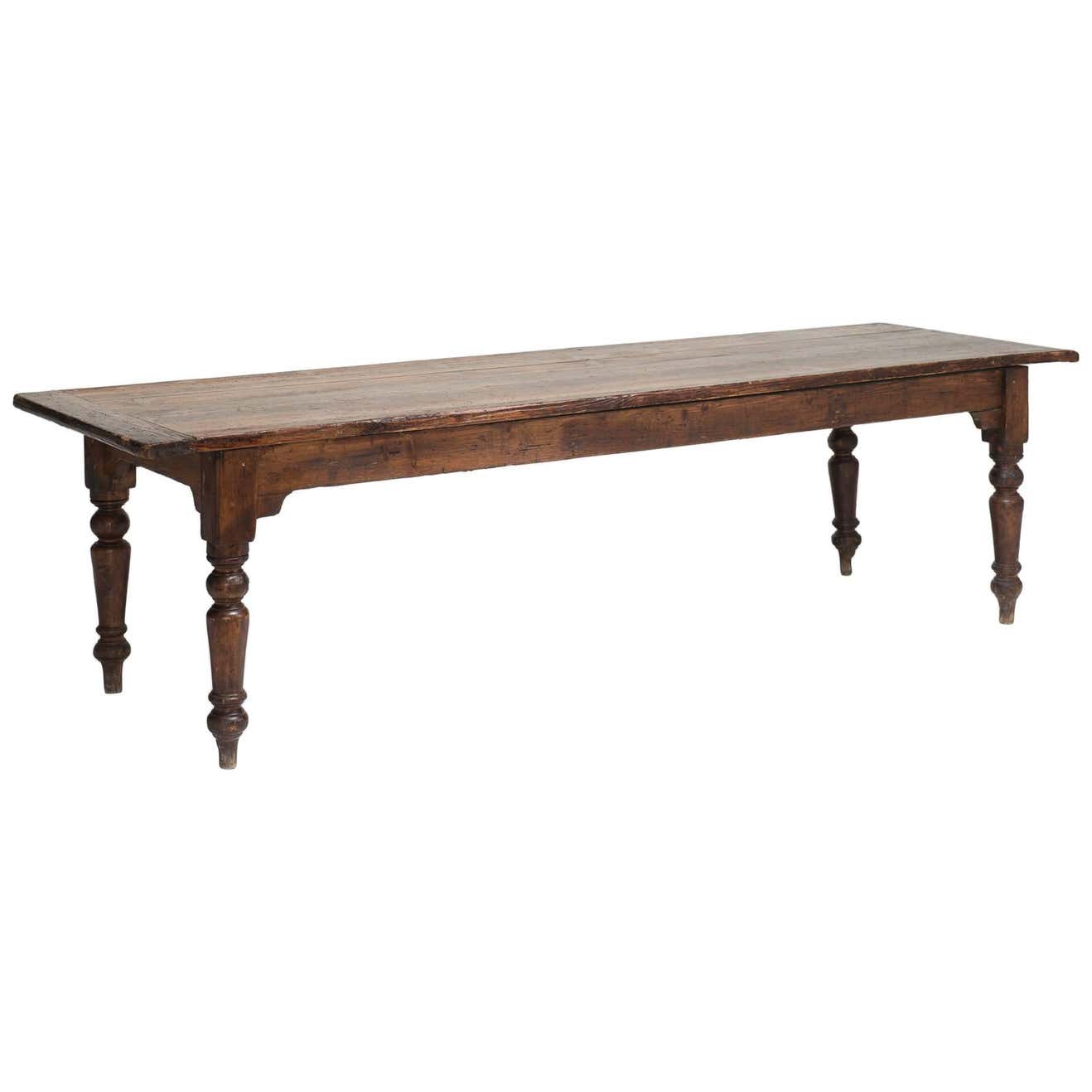 Pine Farmhouse Table, circa 1850 at 1stDibs