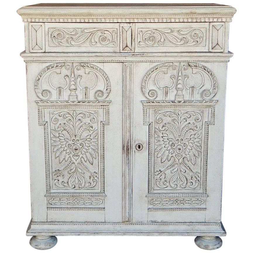 Swedish Storage Chest in Gustavian Painted Finish, circa 1910