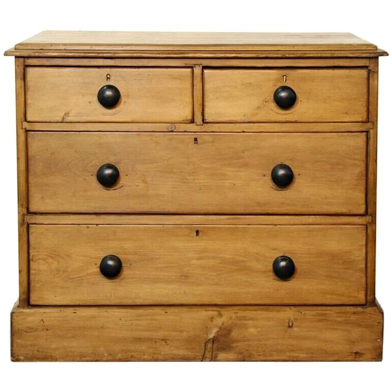 English Pine Chest of Drawers at 1stdibs