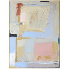 Large Abstract Painting by Claiborne Riley 