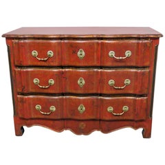 Leather Embossed French Provincial Style Chest