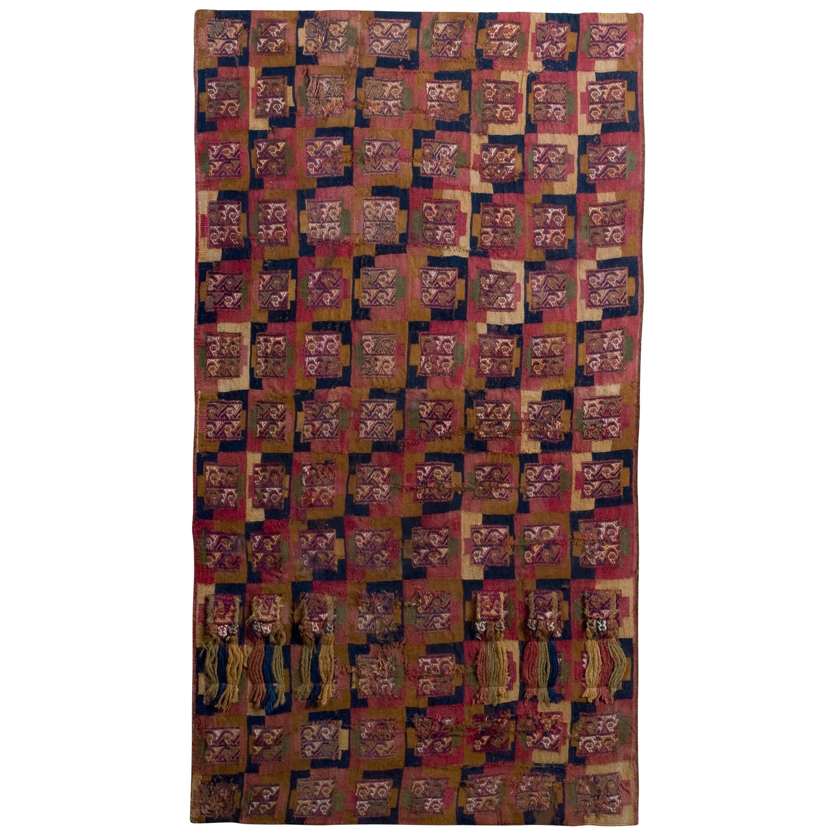 Pre-Columbian Chuquibamba Banner, Peru 1000-1400 AD Ex Guillot-Muñoz For Sale