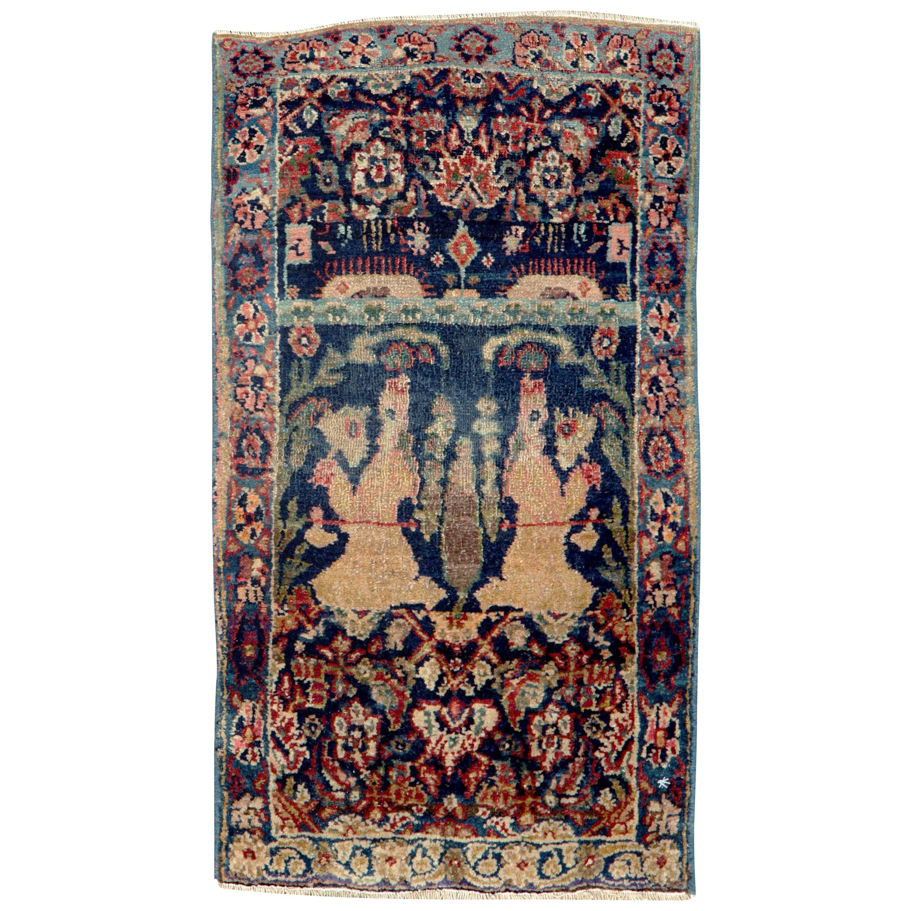 Vintage Persian Tabriz Rug For Sale
