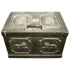 George II Cast Iron Strong Box Attributed to Humphrey Gainsborough