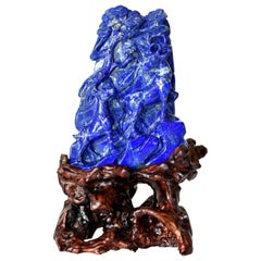 Natural Lapis Lazuli Deer, Bluest, 4.4 lb, Hand-Carved