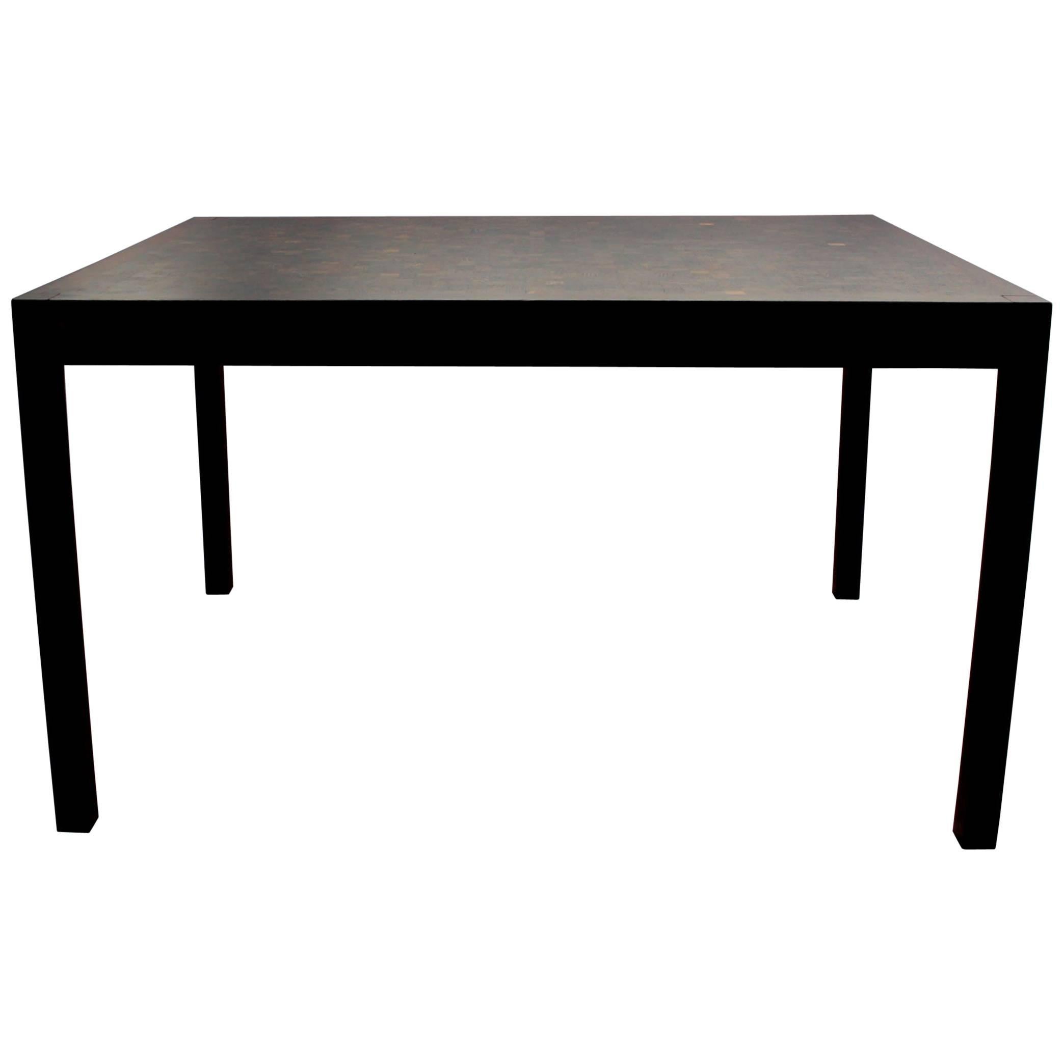 1960s Swiss Wenge Dining Table by Dieter Waeckerlin