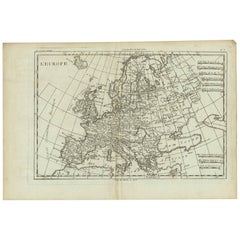 Antique Map of Europe by R. Bonne, 1780