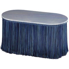 Tripolino XS Low Table in Marble Fringes by Cristina Celestino X Editions Milano