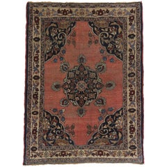Retro Persian Kurd Rug with Modern Industrial Style