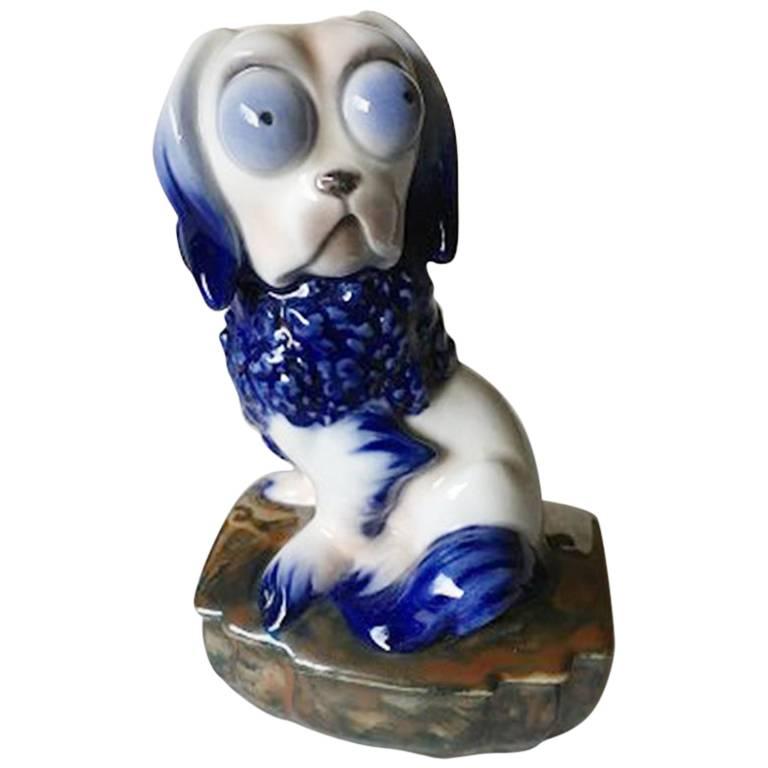 Bing and Grondahl B&G 2105 Tinderbox Dog with Eyes as Big as Tea Cups For Sale