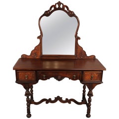 Spanish Revival Vanity with Mirror by Berkey & Gay