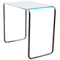 Thonet Bauhaus Side Table Glass Table B9 Marcel Breuer