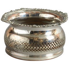 19th Century Victorian Silver Plated Champagne Coaster