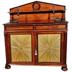 Exceptional Regency Rosewood Chiffonier, circa 1815