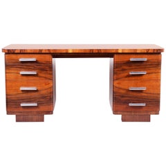 Unique Art Deco Writing Desk from Czechoslovakia