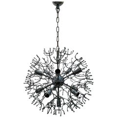 Sputnik Chandelier with 11 Lights by Gaetano Sciolari, 1960s