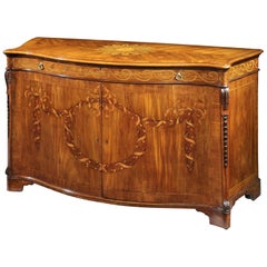 18th Century Marquetry Commode by Ince & Mayhew