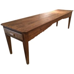 Oozing with Character Super Long Antique Pine Farm Table