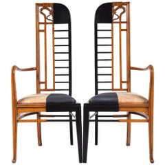 Unique Jugendstil / Modern Combination Chairs, Netherlands, 1980