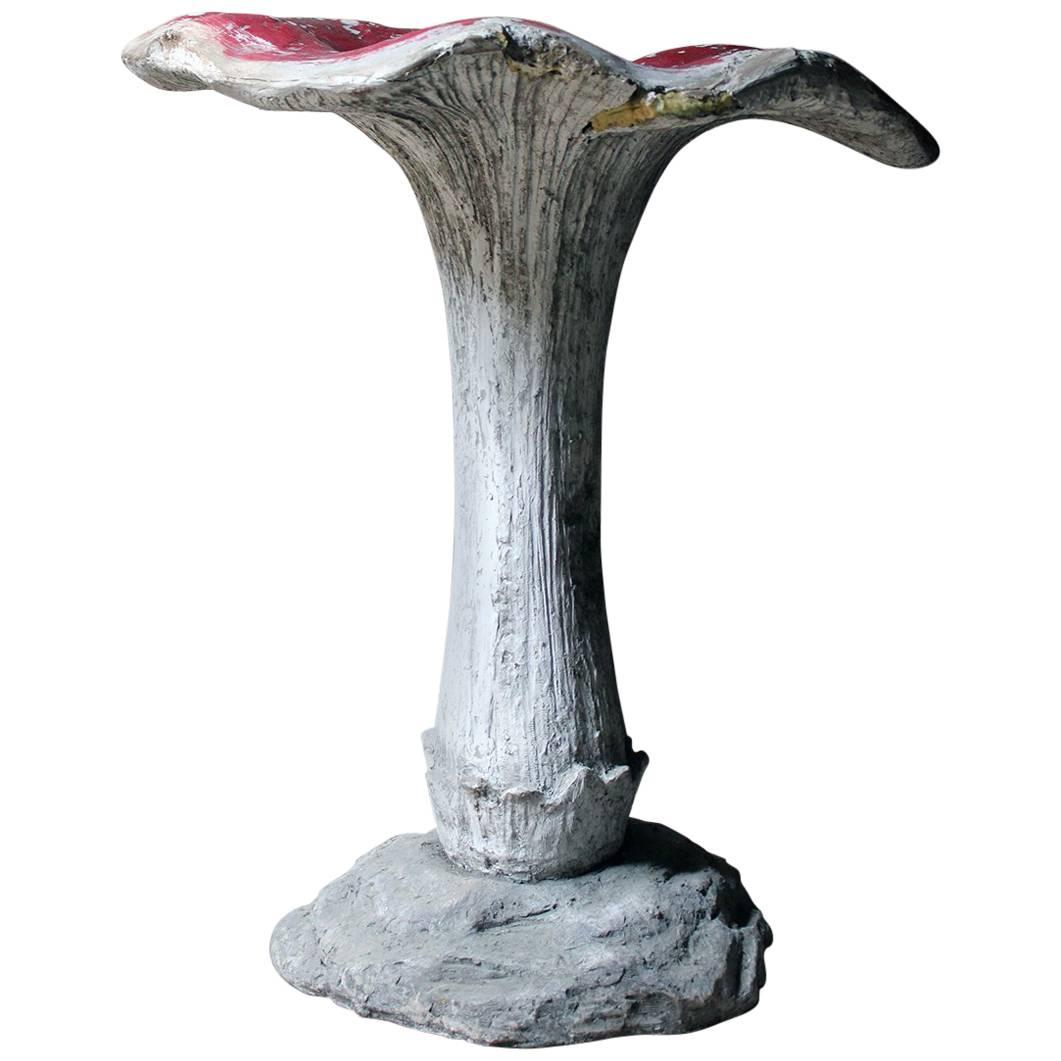 Large Painted Plaster & Fibreglass Theatre Prop Model of a Fly Agaric Toadstool