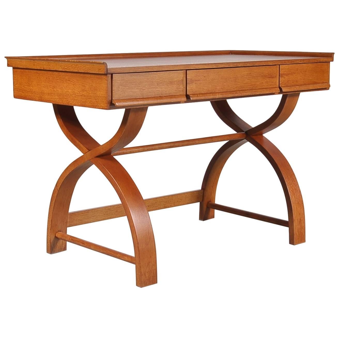 Dutch Design Oak Desk, 1940