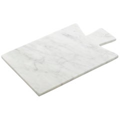 White Carrara Marble Cutting Board