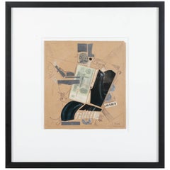Supremacist Collage Signed I. Puni