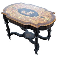 Victorian Renaissance Herter Style Library Table