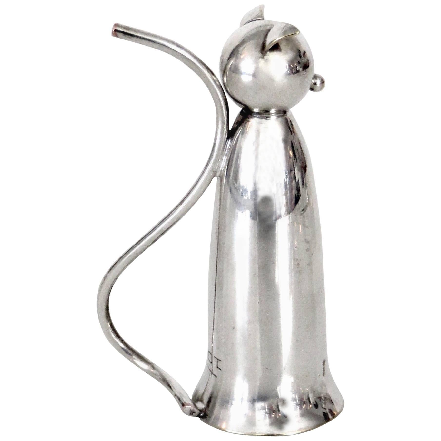 Napier Silver Plate Liquor a Measuring Jigger in the Form of a Cat