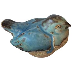 Retro Bing & Grondahl Stoneware Figurine of a Bird No. 7013