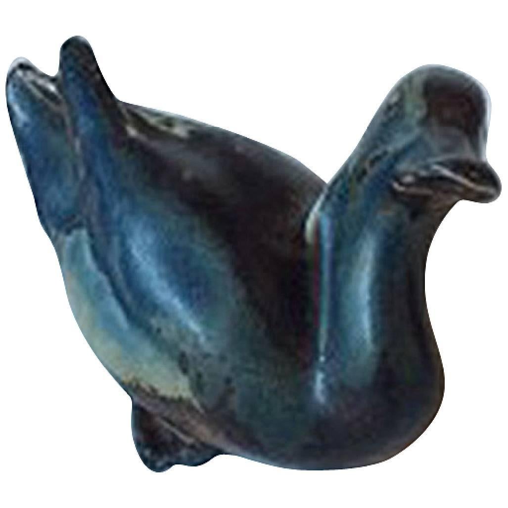Bing & Grondahl Stoneware Figurine of a Duck No. 7013 For Sale