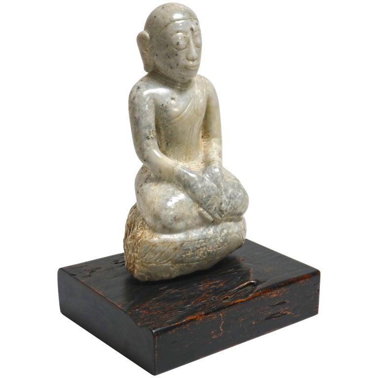 Large Late Medieval Carved Alabaster Figure of a Franciscan Nun at 1stdibs