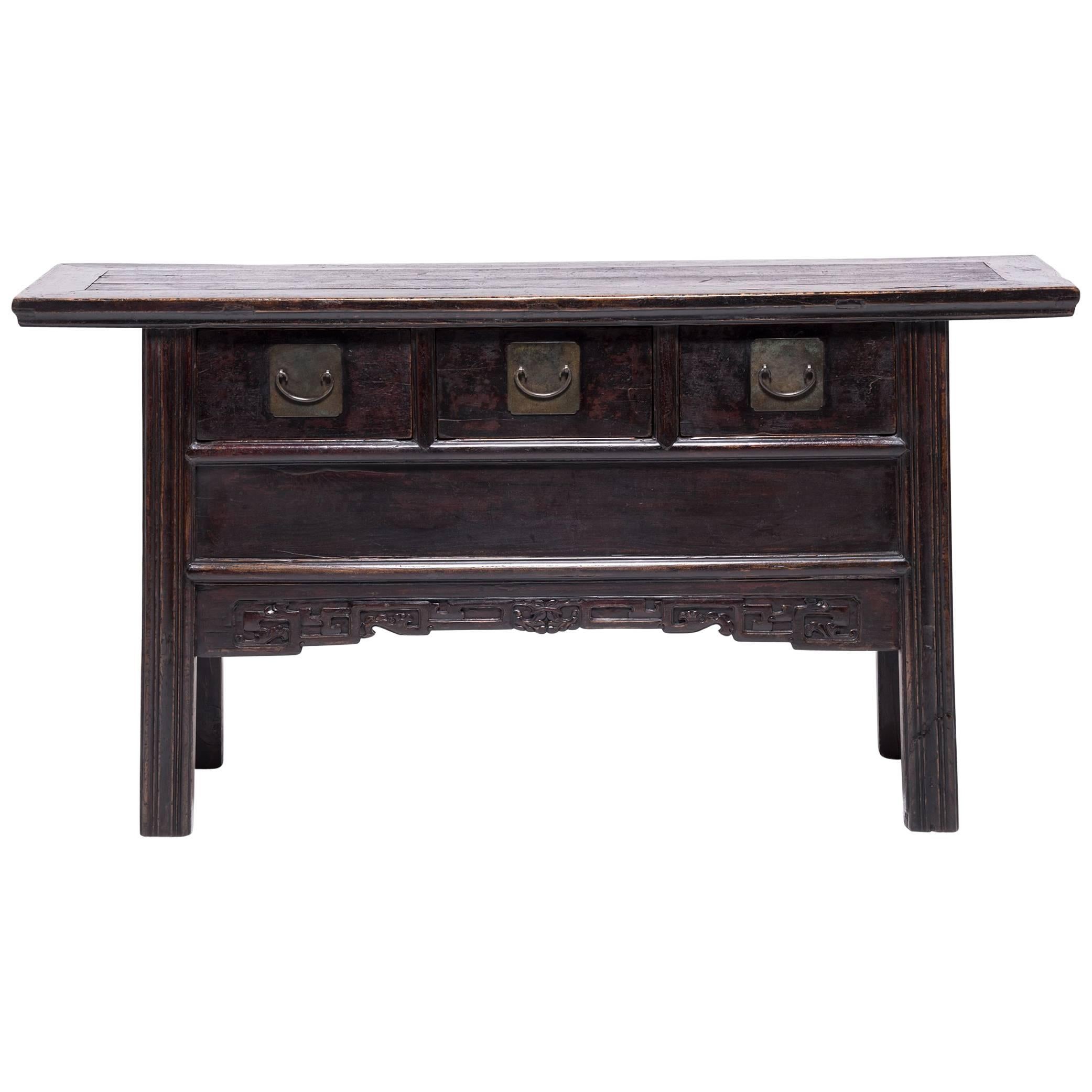 Chinese Stepped Dragon Altar Sideboard
