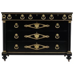 Antique French Empire-Style Chest of Drawers, circa 1900