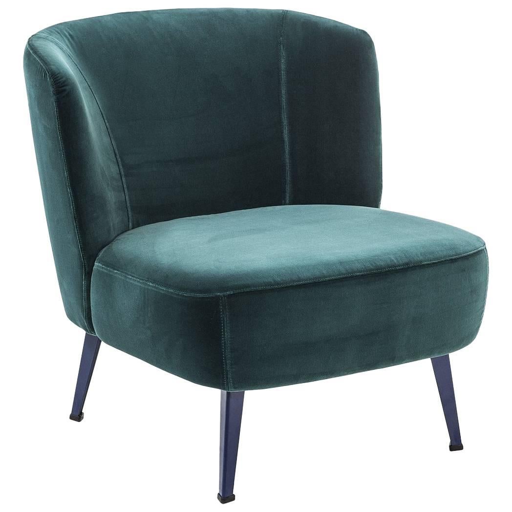 "Gimme Shelter" Upholstered Armchair & Steel Frame & Base by Moroso for Diesel For Sale