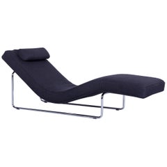 Rolf Benz 680 Designer Recliner Fabric Anthrazit Black One Seat Couch Divan Bed
