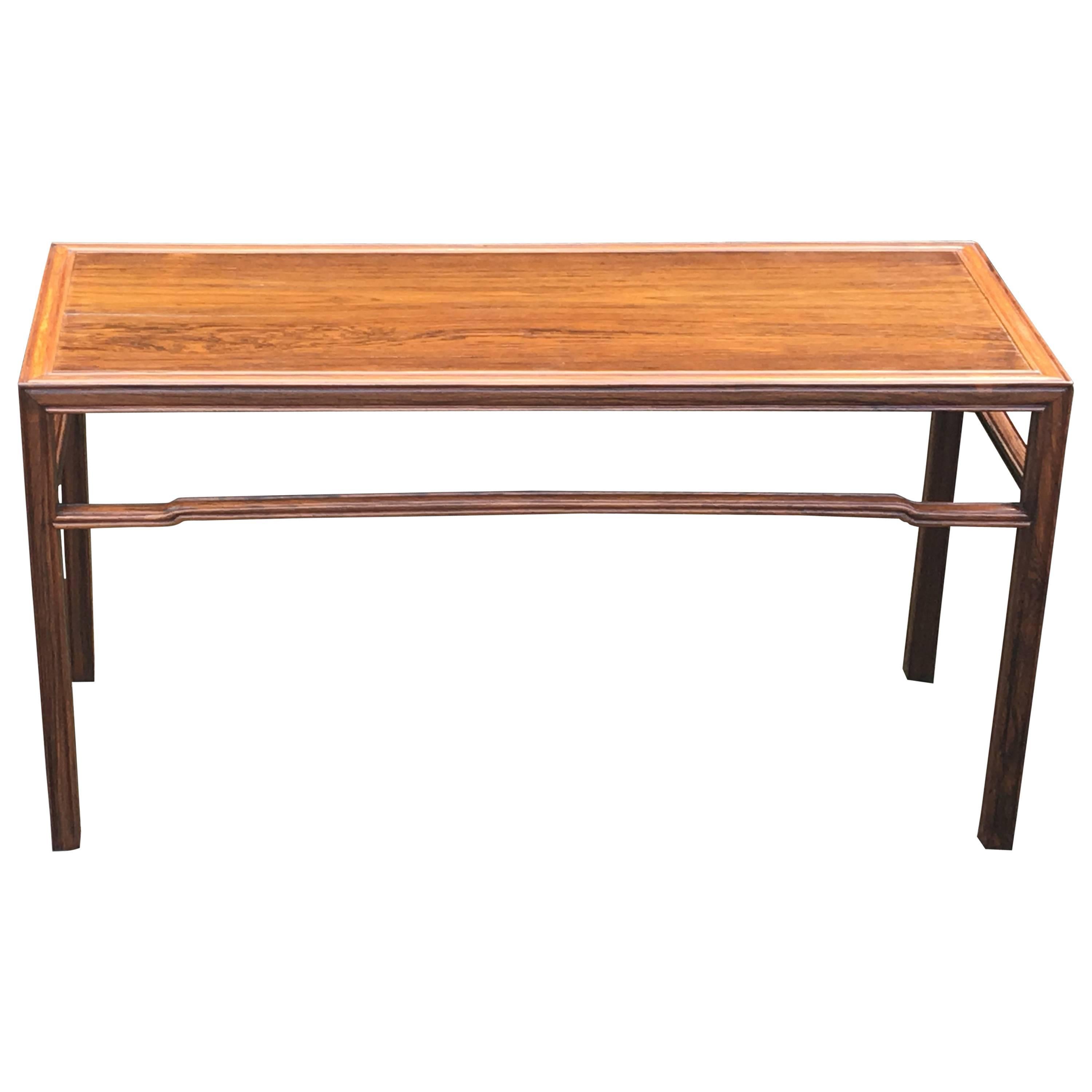 Solid Rosewood Side Table by Fritz Henningsen