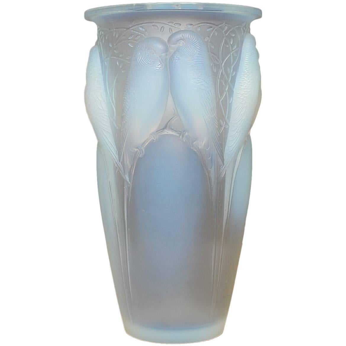 René Lalique Art Deco Ceylan Vase
