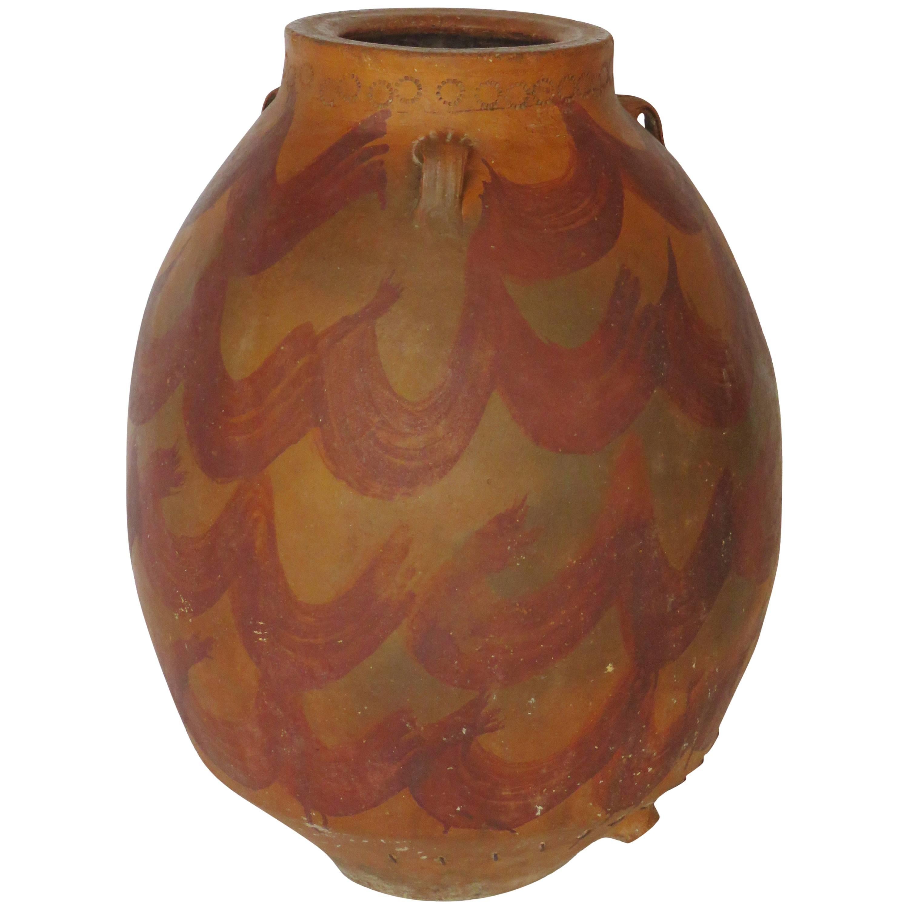 17th Century Mozarab Terracotta Jar