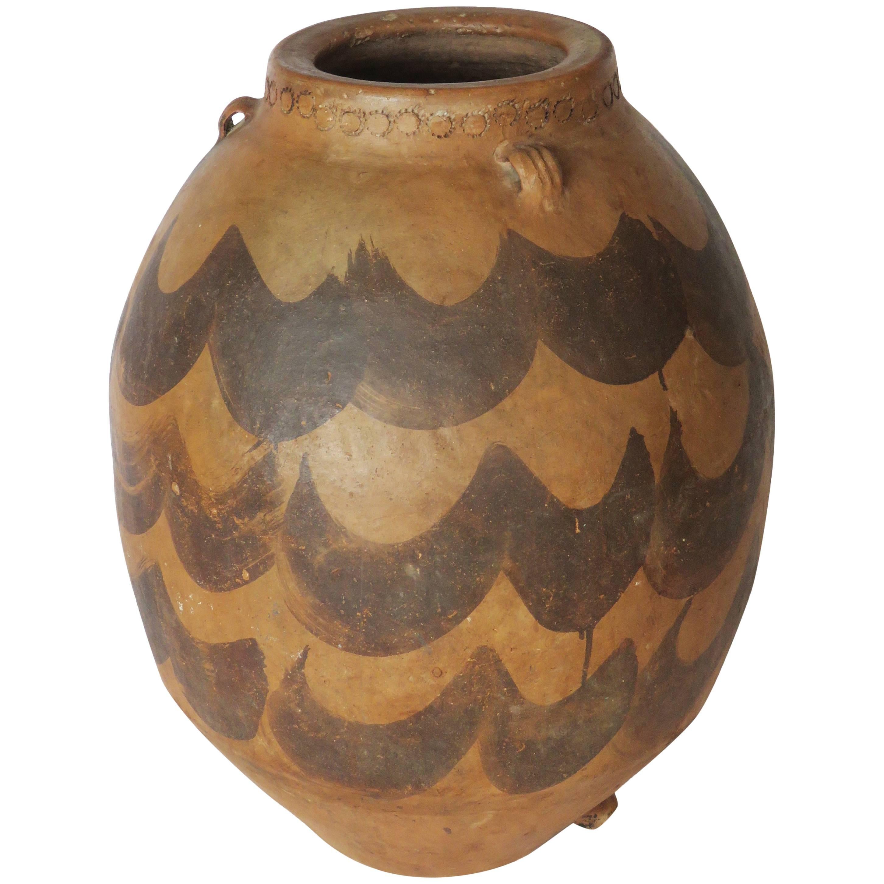 Mid-17th Century Mozarab Terracotta Jar For Sale