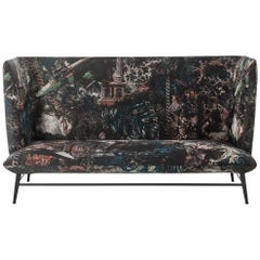 "Gimme Shelter" Three-Seat Sofa with Steel Frame and Base by Moroso for Diesel