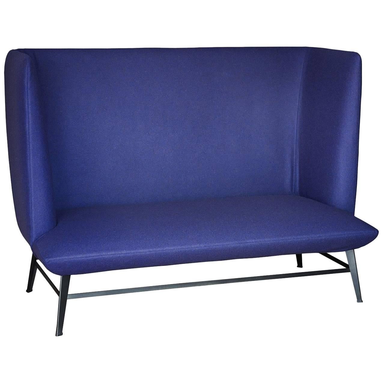 "Gimme Shelter" Two-Seat Sofa with Steel Frame and Base by Moroso for Diesel