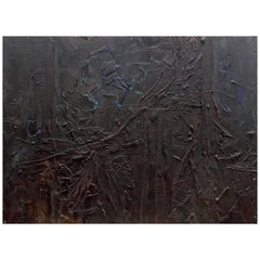 Vintage Harry Bouras Chicago Abstract Expressionist  ' Nightfigure', 1960