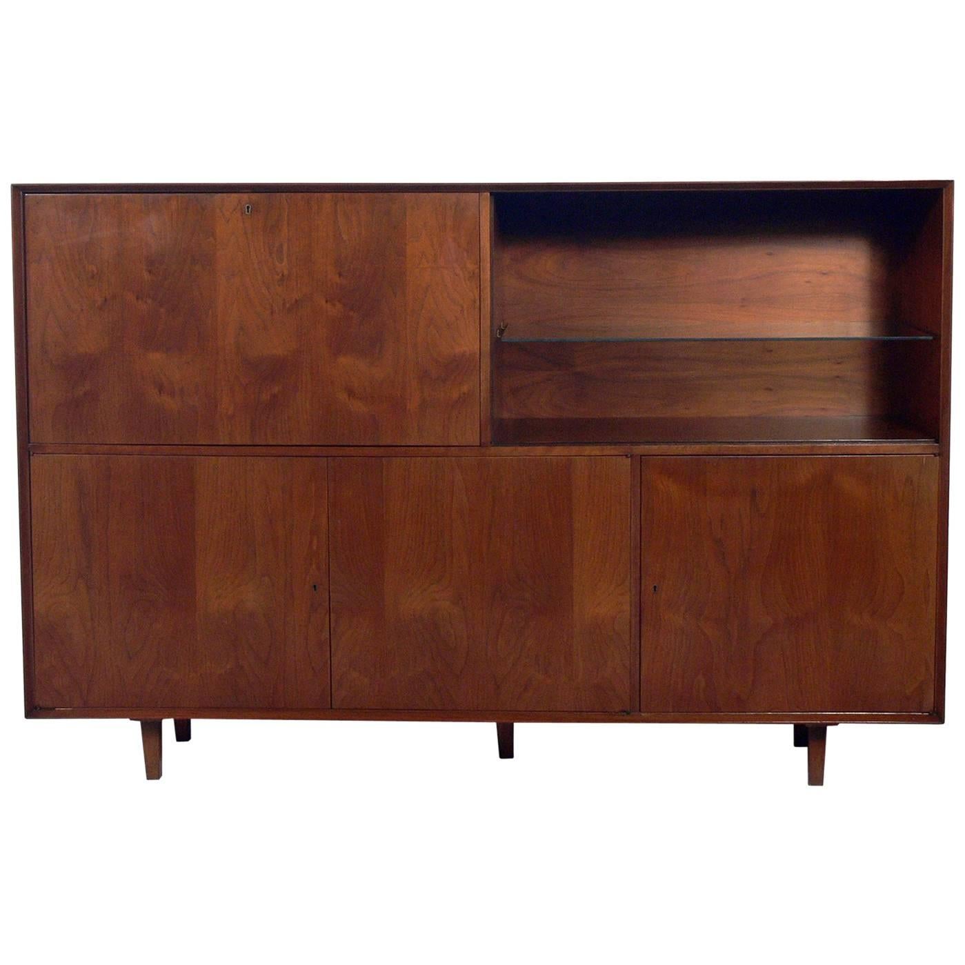 Large-Scale Midcentury Bar Cabinet or Credenza