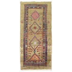 Zabihi Collection Antique Persian Camel Hair Runner