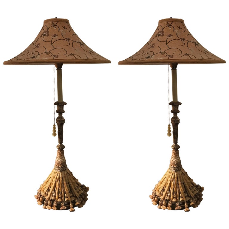 Pair Of Extravagant Lamps Frederick Cooper At 1stdibs Pair Of Extravagant Lamps Frederick Cooper For