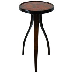 Harvey Probber Enamel Top Tripod Table