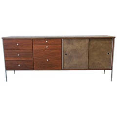 Paul McCobb Area Plan Units Mid-Century Modern Walnut Low Credenza